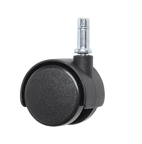 4 Stück 1 Zoll Nylonrad, Blumenrahmen Universalbremse Elektrische Lenkrolle Sicherungsring Kunststoff(Plunger) von RHVOVNVOM