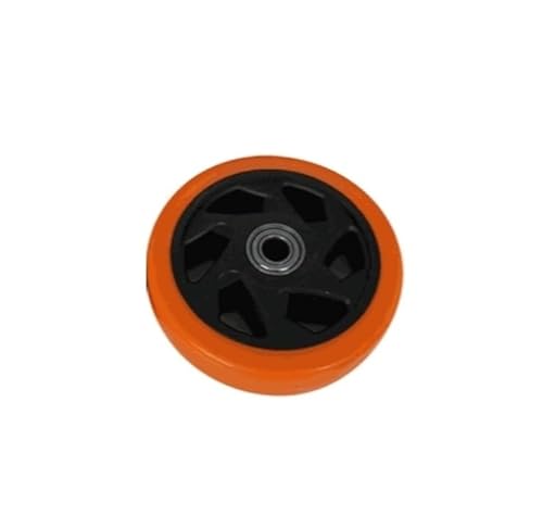 4 Stück 5 Zoll Polyurethan Orange Flower Einzelrad Verschleißfester Wagen Doppellager 4 Stück 5 Zoll Polyurethan Orange Flower Einzelrad Verschleißfester Wagen Doppellager von RHVOVNVOM