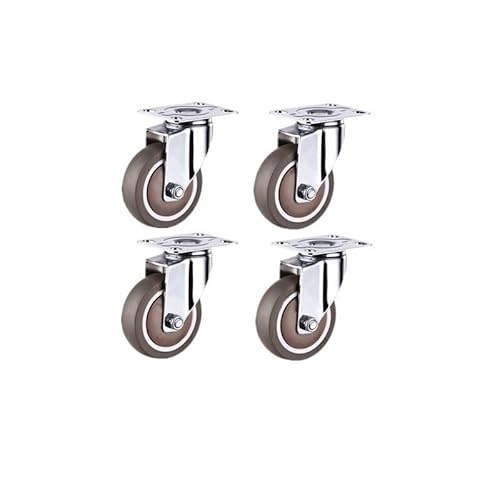 4 Stücke 2 Zoll Universal Caster Gummi Mute Licht Möbel Medizinische Regal Ventilator Rad 4 Stücke 2 Zoll Universal Caster Gummi Mute Licht Möbel Medizinische Regal Ventilator Rad von RHVOVNVOM