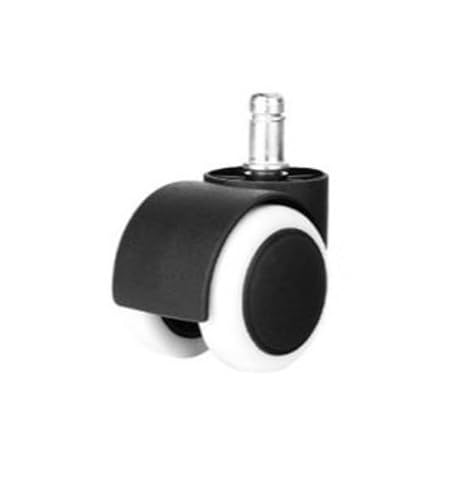 5 Stück 2 Zoll Sicherungsring 11 mm/Gewinde 10 mm Universalrad Bürostuhl Caster Boss Clip Feder Pu Möbel(Circlip-White) von RHVOVNVOM