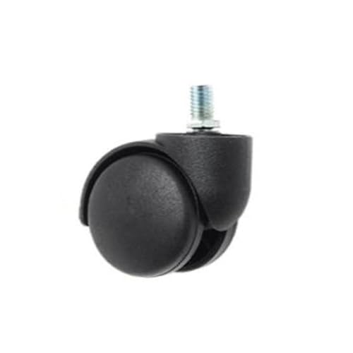 5 Stück 2 Zoll Sicherungsring 11 mm/Gewinde 10 mm Universalrad Bürostuhl Caster Boss Clip Feder Pu Möbel(Thread-Matte Black) von RHVOVNVOM