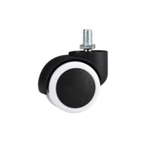 5 Stück 2 Zoll Sicherungsring 11 mm/Gewinde 10 mm Universalrad Bürostuhl Caster Boss Clip Feder Pu Möbel(Thread-White) von RHVOVNVOM
