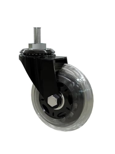 5 Stücke 3-zoll Pu Schraube Roller Eis Rad Elektrophorese Unterhaltungsausrüstung Universal Mute Caster von RHVOVNVOM