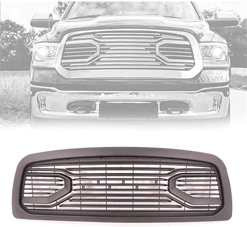 RIAAJ Kühlergrill Frontstoßstange Nierengitter für Dodge RAM 1500 2009 2010 2011 2012, Auto Frontgrill Dauerhaft Front Grill Renngrill von RIAAJ