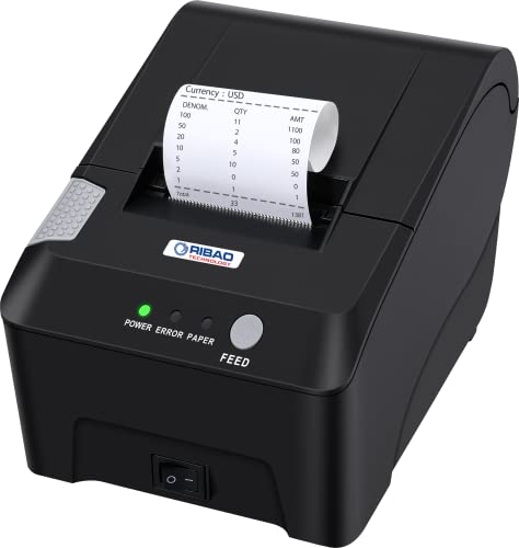 RIBAO Thermal 58 mm POS-Drucker-Quittung Drucker Verbinden Sie BC-55 BC-40 BCS-160 MIXEM Bill Geldzähler RS232 Cashbox-Schnittstelle ， Windows/Mac/Linux (58mm) von RIBAO TECHNOLOGY
