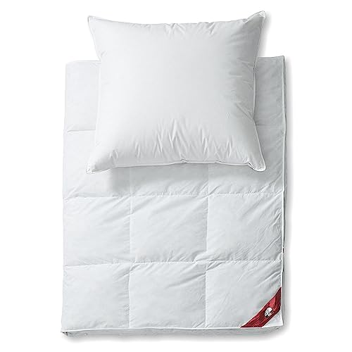 RIBECO GERMANY Federdecke 100x135 cm Queen Modern Daune Hoch Alle Altersgruppen Camping Decke von RIBECO GERMANY