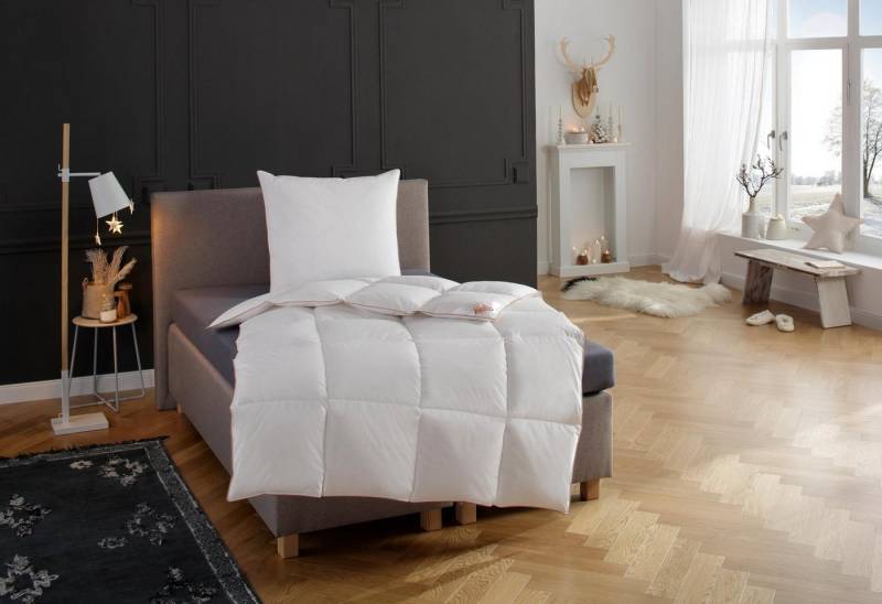 RIBECO Daunenbettdecke Ella, Füllung: 90% Daunen & 10% Federn, Bezug: Baumwolle, Zum Top-Preis! RIBECO Daunenbettdecke Ella, Füllung: 90% Daunen & 10% Federn, Bezug: Baumwolle, Zum Top-Preis! von RIBECO