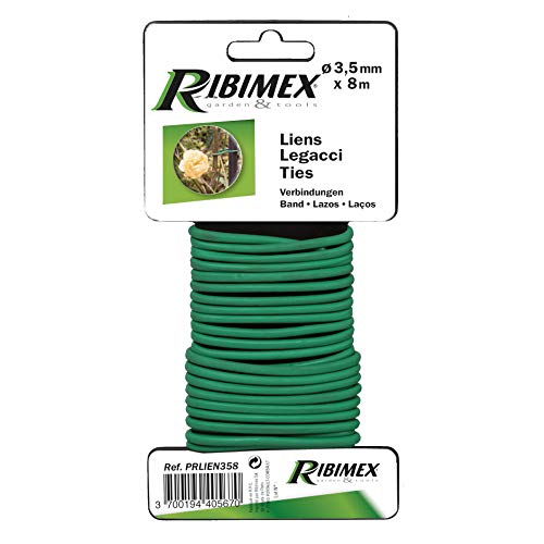 RIBILAND 04669 Link für Pflanzen Grün 8 m Durchmesser 3,5 mm von RIBIMEX