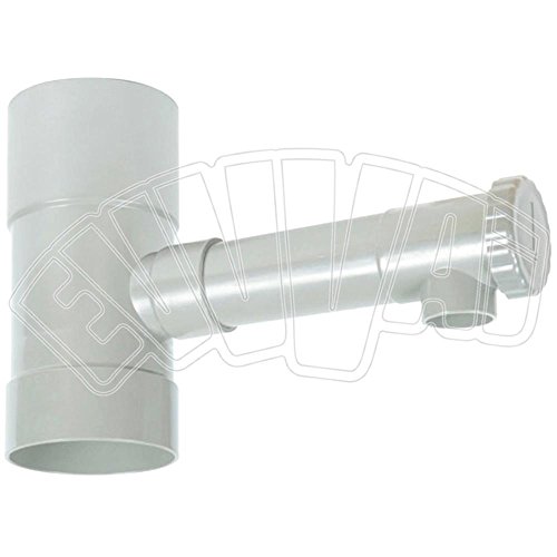 Ribiland 03669 Regenwassersammler, Grau, 80 mm von RIBIMEX