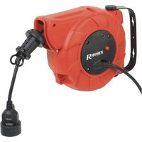 Automatische Kabeltrommel Verlängerungskabel HO5VV-F Strom 9 + 1,5 m 230V Kabelaufroller Steckdose - Ribimex von RIBIMEX