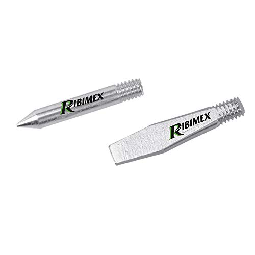 RIBIMEX PRSOUDP10/B Set mit 5 Endstücken und 5 Tellern von RIBIMEX
