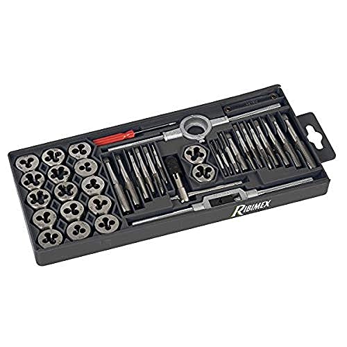 Ribimex 1 Gewindebohrer und Schneideisen im Set mit 40 Stück. von RIBIMEX