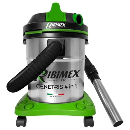 Ribimex Cenetris by PRCEN010IT, RIBIMEX-PRCEN010IT Absaugerbehälter für Asche, Feststoffe und Flüssigkeiten, 1200 W, Kunststoff und Metall, Grün, Schwarz, Stahl, 20 L multifunzione Ribimex Cenetris by PRCEN010IT, RIBIMEX-PRCEN010IT Absaugerbehälter für Asche, Feststoffe und Flüssigkeiten, 1200 W, Kunststoff und Metall, Grün, Schwarz, Stahl, 20 L multifunzione von RIBIMEX