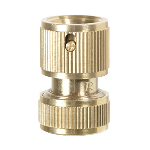 Ribimex PRA/RLB.4215 Schnellkupplung frei, Messing, 15 mm, Gold, 5/8 Zoll von RIBIMEX