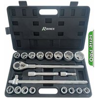 Ribimex - Robuste Box 21-teilig mit 6-Punkt-Steckdosen – – PRKOUT21PL Ribimex - Robuste Box 21-teilig mit 6-Punkt-Steckdosen – – PRKOUT21PL von RIBIMEX