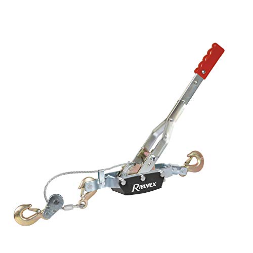 Ribitech 06563 Manueller horizontaler Treuil mit Kabel 4 T von RIBIMEX