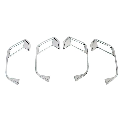 Für A-udi Q3 F3 2019 2020 Auto Styling Edelstahl Inneren Türgriff Abdeckung Trim Rahmen Aufkleber Chrom Innen Auto Türgriff Innen (Color : Stainless white) von RIBONI