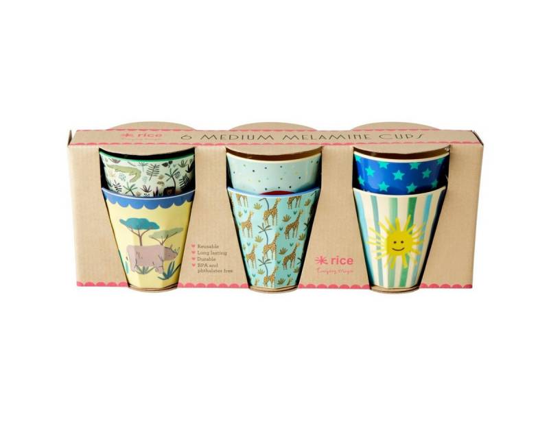 RICE A/S Aperitifglas Melamin Kinderbecher Set – 6-tlg., robust & farbenfroh 9 cm RICE A/S Aperitifglas Melamin Kinderbecher Set – 6-tlg., robust & farbenfroh 9 cm von RICE A/S