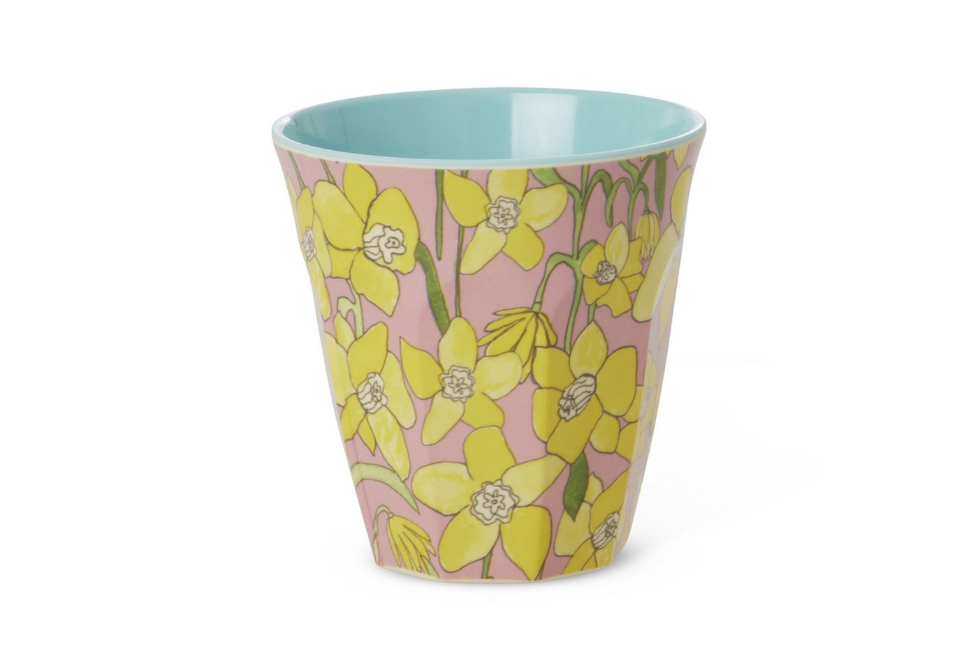 RICE A/S Becher Rice Melaminbecher Blumen Daffodils Print Medium RICE A/S Becher Rice Melaminbecher Blumen Daffodils Print Medium von RICE A/S