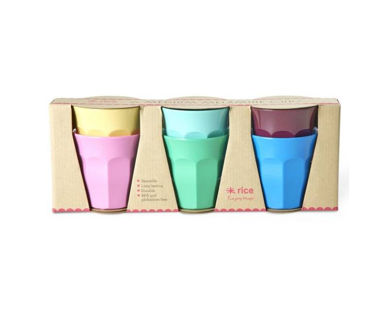 RICE A/S Kinderbecher Melamin Becher Set 6-teilig, robust bunt Show Your True Colors RICE A/S Kinderbecher Melamin Becher Set 6-teilig, robust bunt Show Your True Colors von RICE A/S