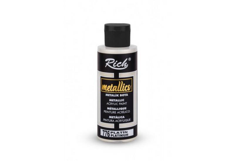 RICH Acrylfarbe Rich Metallics Effektfarbe Paint - 25/60/120/500 ml - Uber 10 Farben von RICH