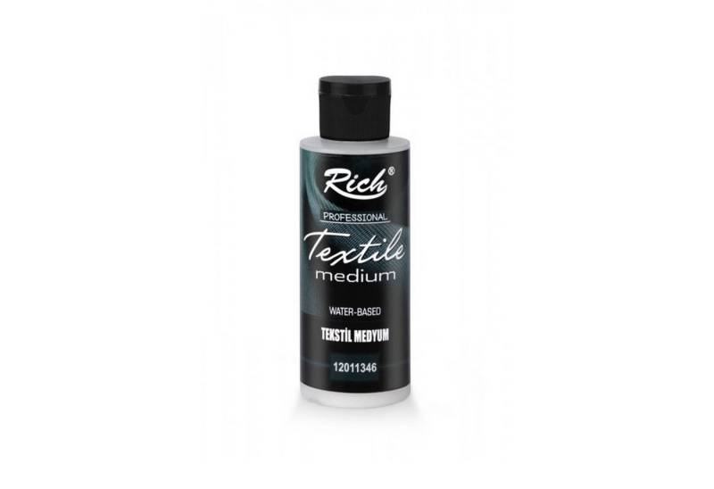 RICH Acrylfarbe TEXTILE MEDIUM - Acrylic Paint Additive for Fabric, 120cc von RICH