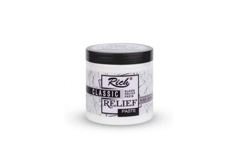 RICH Bastelfarbe RICH Classic Relief Paste – Strukturpaste für Relief-Effekte von RICH