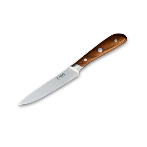 Kuppels WAVE Allzweckmesser | extra scharf & schnitthaltig | 13 cm Klinge | Klingenstahl rostfrei & poliert | Allesschneider | Profi-Messer | Gemüsemesser | Küchenmesser scharf | Profi Kochmesser von Kuppels