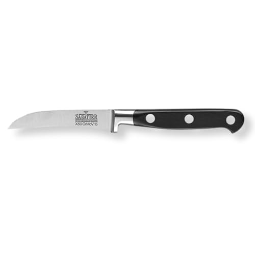 Richardson Sheffield V SABATIER Schälmesser | 8,3 cm Lange Klinge | gehärteter Klingenstahl | Kunststoffgriff | rostfrei und extrem scharf | Profi Messer | Universalmesser von Amefa