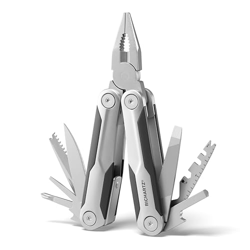 RICHARTZ NEO tool 26+ | Multitool mit 26 Funktionen | matt gestrahlter Edelstahl | | ergonomische Kunststoff-Griffzonen | Multitool Werkzeug mit Arretiersystem | inkl. Gürteltasche & Bit-Satz RICHARTZ NEO tool 26+ | Multitool mit 26 Funktionen | matt gestrahlter Edelstahl | | ergonomische Kunststoff-Griffzonen | Multitool Werkzeug mit Arretiersystem | inkl. Gürteltasche & Bit-Satz von RICHARTZ