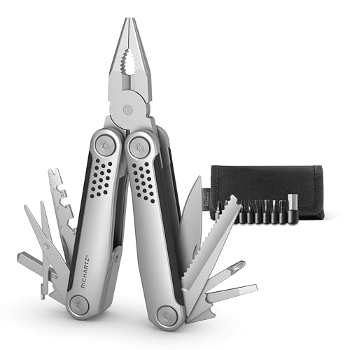 RICHARTZ STRUKTURA tool 25+ | Multitool mit 25 Funktionen | matt gestrahlter Edelstahl | | ergonomische Kunststoff-Griffzonen | Multitool Werkzeug mit Arretiersystem | Werkzeug Tool RICHARTZ STRUKTURA tool 25+ | Multitool mit 25 Funktionen | matt gestrahlter Edelstahl | | ergonomische Kunststoff-Griffzonen | Multitool Werkzeug mit Arretiersystem | Werkzeug Tool von RICHARTZ