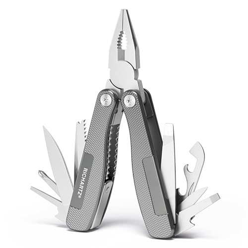 RICHARTZ WORKER tool | Multitool mit Safety-Lock Verriegelung | 12 Funktionen | Edelstahlgriffe mit fein strukturierter Oberfläche | Sicher arretierbares Multitool Werkzeug inkl. Gürteltasche RICHARTZ WORKER tool | Multitool mit Safety-Lock Verriegelung | 12 Funktionen | Edelstahlgriffe mit fein strukturierter Oberfläche | Sicher arretierbares Multitool Werkzeug inkl. Gürteltasche von RICHARTZ