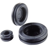 Richco - DGB-4 Verschlussstopfen Klemm-Ø (max.) 6.4 mm Plattenstärke (max.) 1.5 mm Vinyl Schwarz 1 s von RICHCO