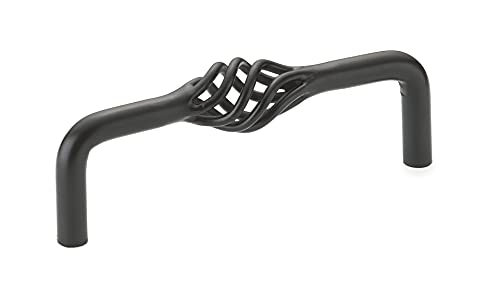 Richelieu Hardware BP106100900 Traditional Metal Handle Pull,4 ", Matte Black von RICHELIEU