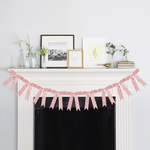 RICHHHA 1 x glitzernde champagnerfarbene Schleife, Party-Girlande, Banner, vorbespannt, Junggesellinnenabschied, Dekoration, Geburtstagsparty-Girlande, Brautschild, Hintergrund, Babyparty RICHHHA 1 x glitzernde champagnerfarbene Schleife, Party-Girlande, Banner, vorbespannt, Junggesellinnenabschied, Dekoration, Geburtstagsparty-Girlande, Brautschild, Hintergrund, Babyparty von RICHHHA