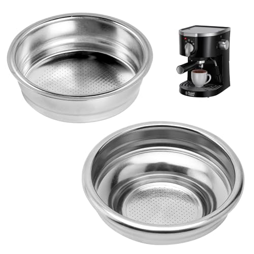 RICKMASK Kaffee Filterkorb Sieb: 51mm & 58mm, Edelstahl, 2 Stück, Kompatibel mit Delonghi, Breville & Co., Geschirrspülergeeignet von RICKMASK