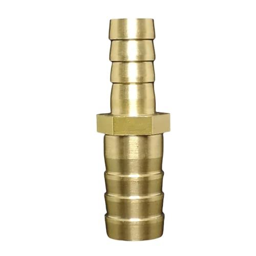 2,5 3 4 5 6 7 8 9 10 12 14 16 19 22 25 32 mm Schlauchanschluss Schlauchtülle Gerader Reduzieradapter Transfer Messingrohrverschraubung, 25 mm, 19 mm von RICODA
