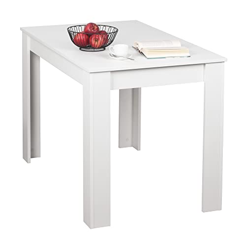 RICOO Esstisch klein 110 x 75 x 68 cm Küchentisch WM088-WM Esszimmertisch Weiss Matt RICOO Esstisch klein 110 x 75 x 68 cm Küchentisch WM088-WM Esszimmertisch Weiss Matt von RICOO