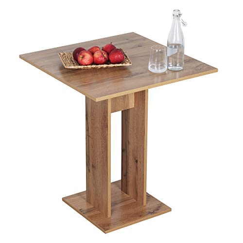 RICOO Esstisch klein 68 x 78 x 68 cm Küchentisch WM087-EW Eiche Wotan Braun RICOO Esstisch klein 68 x 78 x 68 cm Küchentisch WM087-EW Eiche Wotan Braun von RICOO