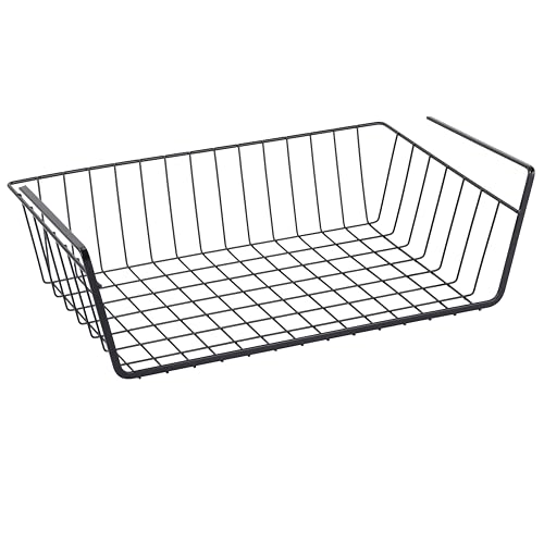 RICOO Hängekorb Drahtkorb Unterregal Aufbewahrungskorb Einhängeregal Einhängekorb für Küche Schrank KR001B Korb zum Einhängen Regal Schrankkorb Regaleinhängekorb Ausziehbar Schrankfach RICOO Hängekorb Drahtkorb Unterregal Aufbewahrungskorb Einhängeregal Einhängekorb für Küche Schrank KR001B Korb zum Einhängen Regal Schrankkorb Regaleinhängekorb Ausziehbar Schrankfach von RICOO
