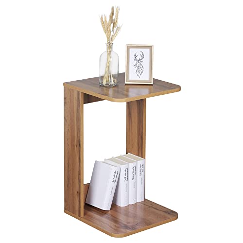 RICOO Kleiner Beistelltisch Holz 39 x 62 x 39 cm Couchtisch klein in Eiche Wotan Braun – WM044-EW, Konsolentisch, Wohnzimmertisch für Couch, Kleiner Tisch, Mini Tisch klein, Sofatisch in C-Form RICOO Kleiner Beistelltisch Holz 39 x 62 x 39 cm Couchtisch klein in Eiche Wotan Braun – WM044-EW, Konsolentisch, Wohnzimmertisch für Couch, Kleiner Tisch, Mini Tisch klein, Sofatisch in C-Form von RICOO