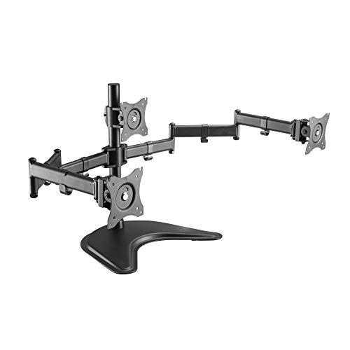 RICOO Monitorarm Monitorhalterung 3 Monitore Monitor Halterung Tisch Arme für 12-27 Zoll Computermonitore - TS7511 VESA Tischhalterung Bildschirmhalterung Bildschirm Arm Halter Monitorhalter RICOO Monitorarm Monitorhalterung 3 Monitore Monitor Halterung Tisch Arme für 12-27 Zoll Computermonitore - TS7511 VESA Tischhalterung Bildschirmhalterung Bildschirm Arm Halter Monitorhalter von RICOO