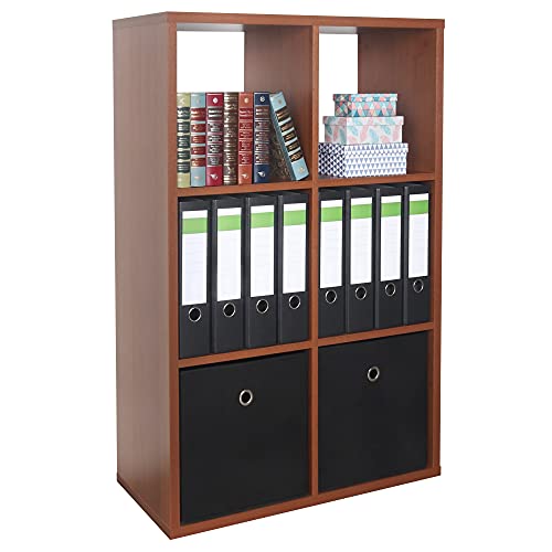 RICOO Regal 107 x 73 x 33cm, Standregal Eiche rustikal Dunkelbraun WM079-ER Spannplatte aus Holz, Bücherregal Wandregal klein Regale & Ablagen, schmales Regal, kleines Regal, Büro Bücherregale RICOO Regal 107 x 73 x 33cm, Standregal Eiche rustikal Dunkelbraun WM079-ER Spannplatte aus Holz, Bücherregal Wandregal klein Regale & Ablagen, schmales Regal, kleines Regal, Büro Bücherregale von RICOO