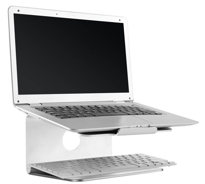 RICOO Schreibtischaufsatz MTS-02, Laptopständer für Schreibtisch Notebookständer mit Neigungswinkel von RICOO