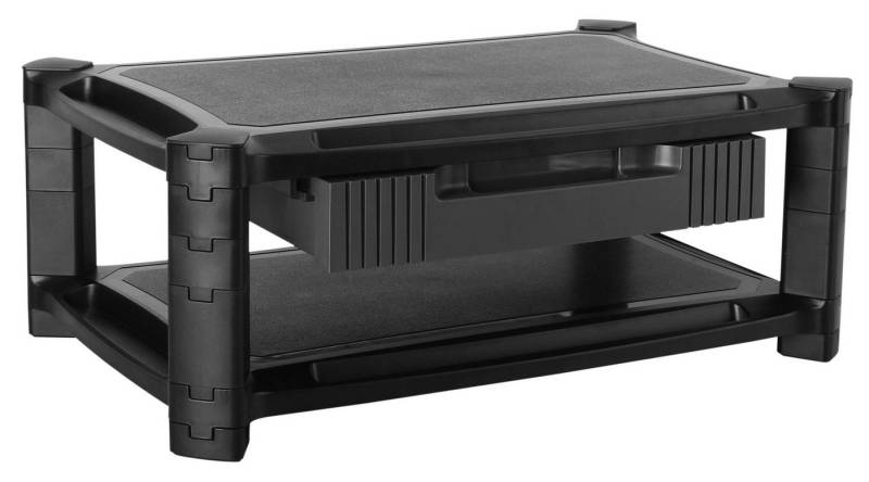 RICOO Schreibtischaufsatz WM3-L, (0-St), Monitorständer Monitorerhöhung mit Stauraum Bildschirm Tisch Aufsatz von RICOO