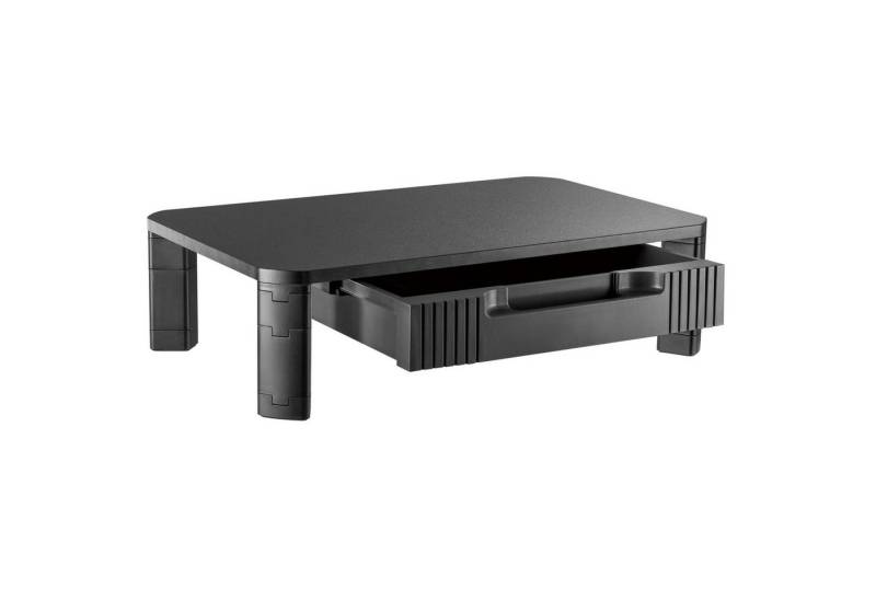 RICOO Schreibtischaufsatz Mehrzweckregal Druckertisch Aufsatz mit Rollen Schublade modular WM9, (1-St., Monitorständer Monitorerhöhung mit 1 Ebene mit 20 Kg Belastbarkeit), Beistelltisch Rollregal mobil Rollwagen universal Druckerwagen von RICOO