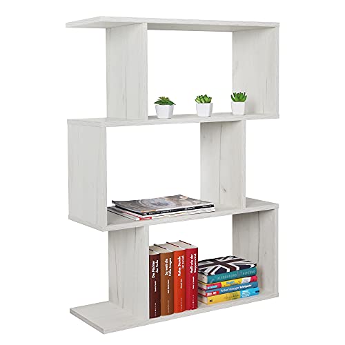RICOO Standregal 3 Regalböden WM072-EP Raumteiler Regal schmal Eiche weiß 97×70×25 cm Bücherregal Holzregal Wand Würfelregal Büroregal klein Regale & Ablagen Bookshelf Wandregal Holz RICOO Standregal 3 Regalböden WM072-EP Raumteiler Regal schmal Eiche weiß 97×70×25 cm Bücherregal Holzregal Wand Würfelregal Büroregal klein Regale & Ablagen Bookshelf Wandregal Holz von RICOO