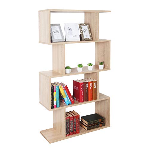 RICOO Standregal 4 Regalböden WM071-ES Raumteiler Regal schmal Eiche Sonoma braun 129×70×25 cm Bücherregal Holzregal Wand Würfelregal Büroregal klein Regale & Ablagen Bookshelf Wandregal Holz RICOO Standregal 4 Regalböden WM071-ES Raumteiler Regal schmal Eiche Sonoma braun 129×70×25 cm Bücherregal Holzregal Wand Würfelregal Büroregal klein Regale & Ablagen Bookshelf Wandregal Holz von RICOO