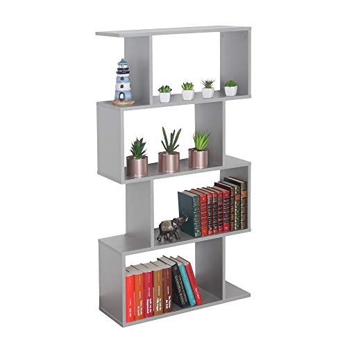 RICOO Standregal 4 Regalböden WM071-PL Raumteiler Regal schmal platingrau 129×70×25 cm Bücherregal Holzregal Wand Würfelregal Büroregal klein Regale & Ablagen Bookshelf Wandregal Holz RICOO Standregal 4 Regalböden WM071-PL Raumteiler Regal schmal platingrau 129×70×25 cm Bücherregal Holzregal Wand Würfelregal Büroregal klein Regale & Ablagen Bookshelf Wandregal Holz von RICOO