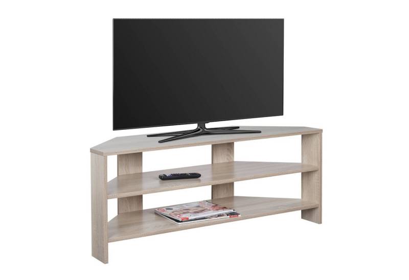 RICOO TV-Regal WM069-ES, 1-tlg., Fernseher Lowboard Regal Ecke Fernsehtisch Eckregal Wohnzimmer Ablage von RICOO